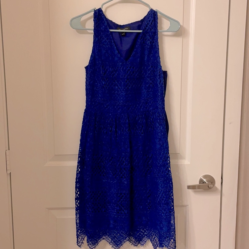 Banana Republic Blue Mini Dress